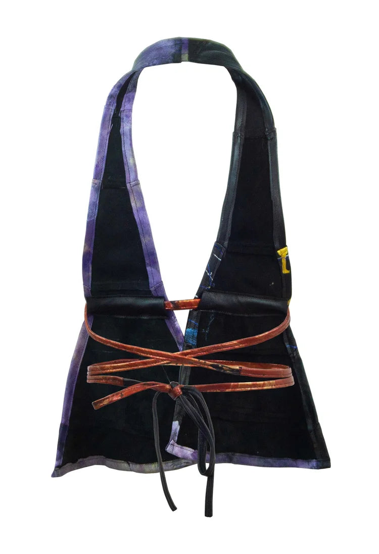 MARIEL TOP - LEATHER