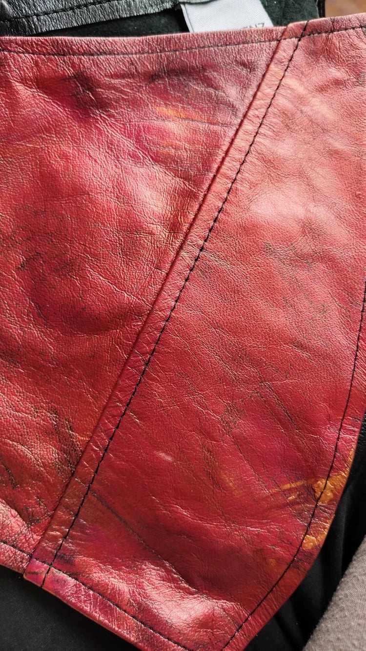 MARIEL TOP - LEATHER